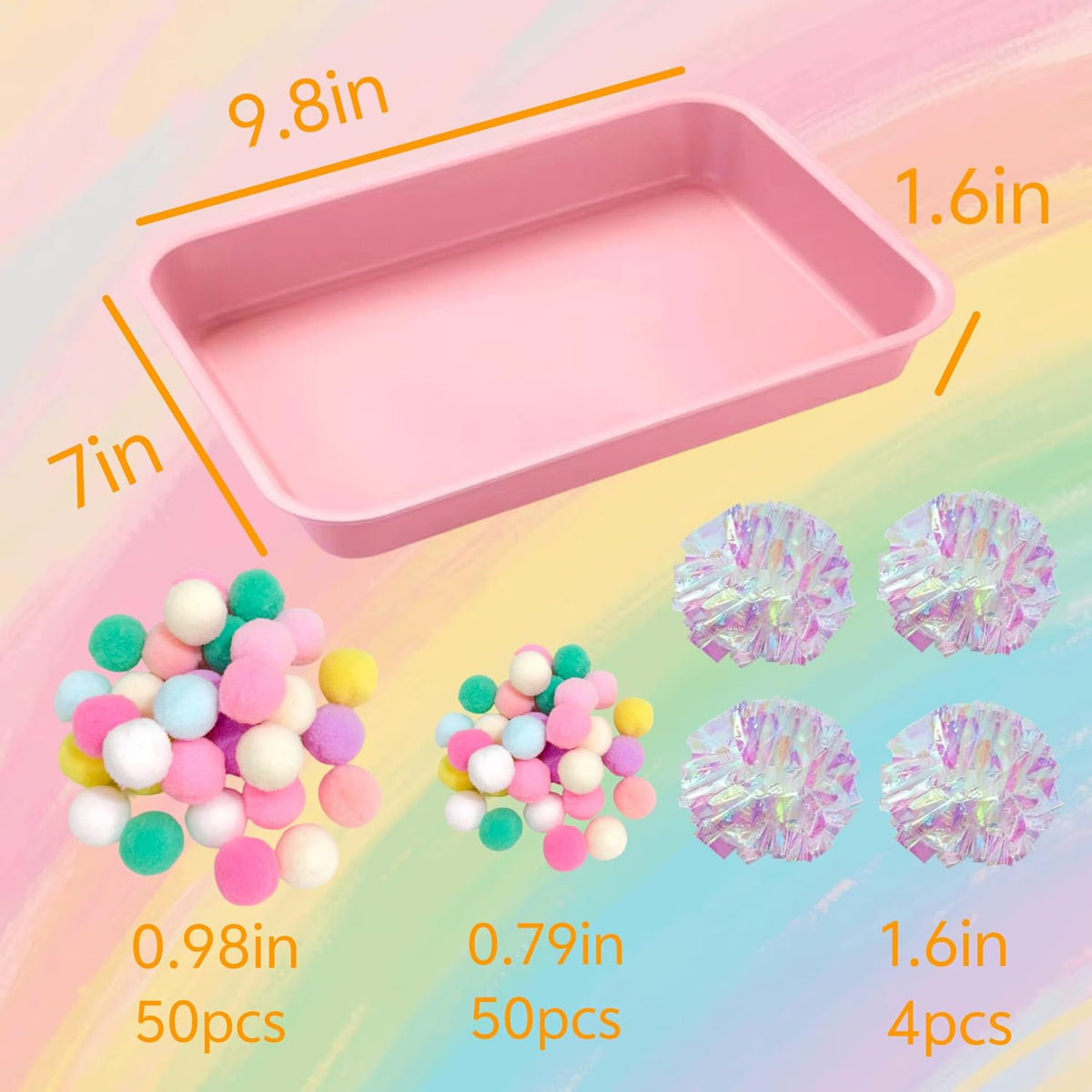 Hedgehog Dig Box Tray Set Hedgehog Cage Accessories Funny Balls for Small Animal Hedgehogs Hamsters Ferrets Guinea Pigs
