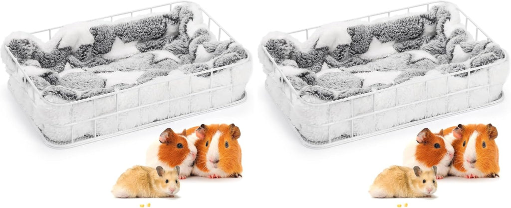 Rat Cage Platform with Mat, Chew Resistant Hanging Squirrel Ledge