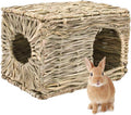 LWINGFLYER Rabbit Grass House Bunny Grass House Sleeping Chew Toys for Small Animal Bunny Hamster Chinchillas Guinea Pet Hay Bed (1PCS)