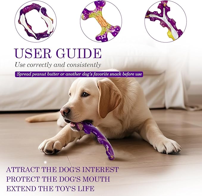 6-Pack Dog Toys for Aggressive Chewers: Dog Toy for Aggressive Chewer Large - Image 6