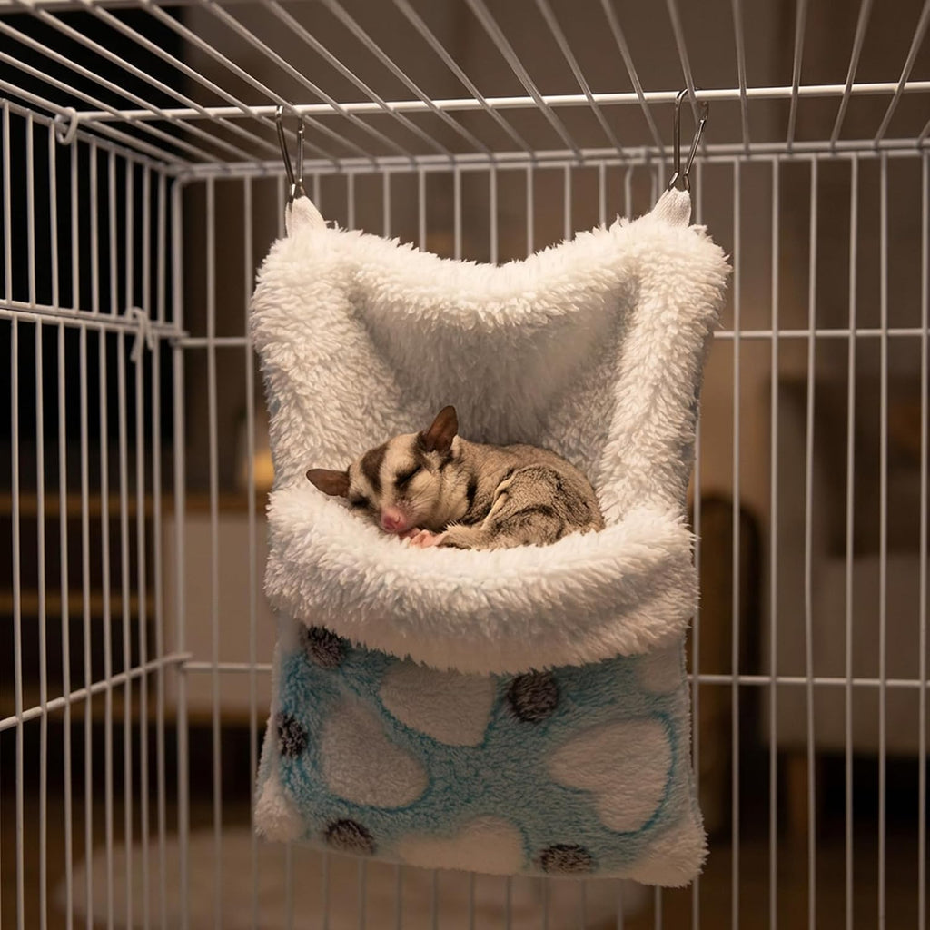 Sugar Glider Bonding Pouch, Sugar Glider Pouch, Comfortable Sleeping Bag for Sugar Gliders and Small Animals, Heart Pattern Design