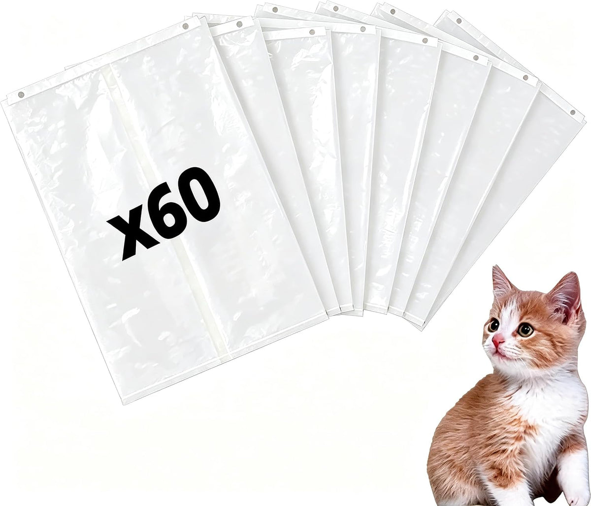 60 Pcs Cat Litter Box Liners for PetSnowy SNOW+ Cat Litter Box