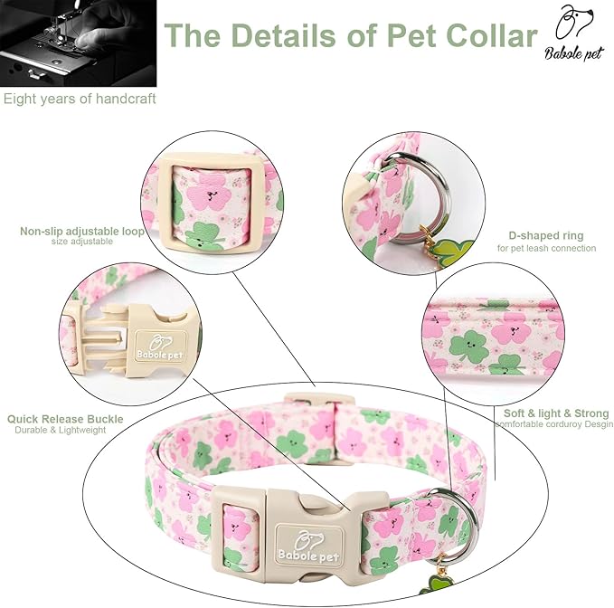 St Patricks Day Dog Collar for Large Dogs - Image 4
