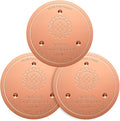 Mellbree 3-Pack Bird Bath Copper Disk, 0.6mm Reinforced 99.99% Pure Copper by Mellbree