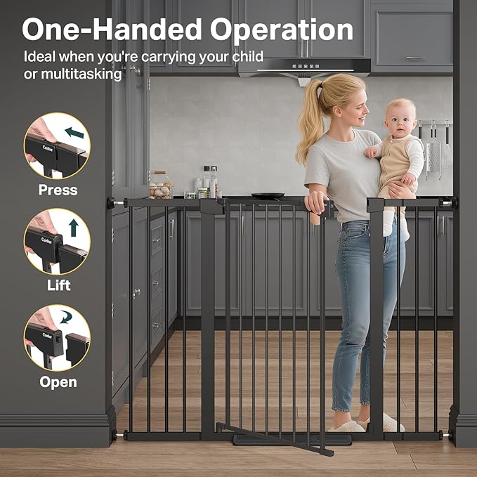 Cumbor 36" Extra Tall 29.7"-51.5" Baby Gate - Image 8