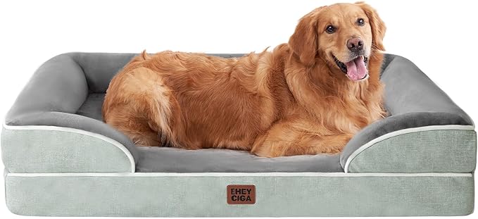 EHEYCIGA Orthopedic Dog Beds for Extra Large Dogs, Waterproof Memory Foam XL by EHEYCIGA