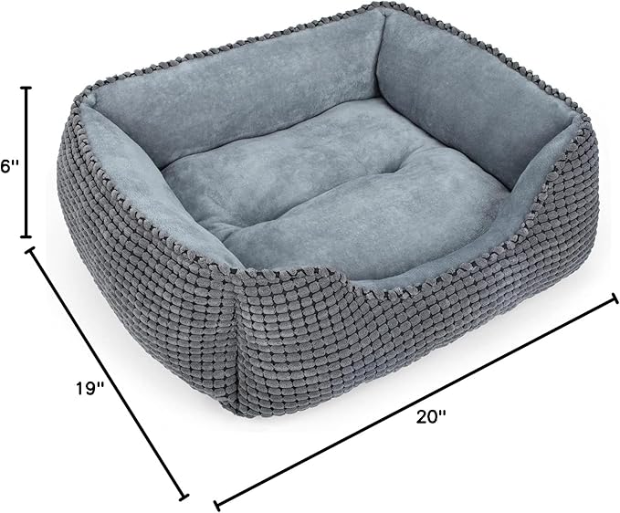 MIXJOY Dog Beds for Medium Dogs Washable, Rectangle Pet Bed Medium Size Dog - Image 8