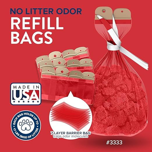 Red Rocket XL Cat Litter Pail Multi Kitty Twist’R Step Litter Disposal System - Image 4