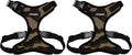 Voyager Step-in Lock Pet Harness - All Weather Mesh, Adjustable Step in Harness for Cats and Dogs by Best Pet Supplies - Army/Black Trim, S (Pack of 2)