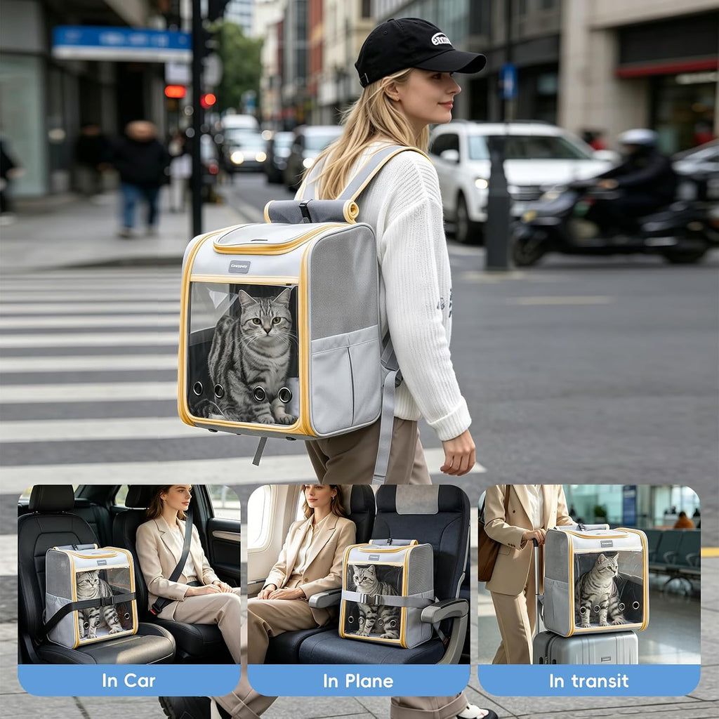 Cat Carrier Backpack Bubble Pet Carrier for Cats and Small Dogs