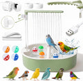 Bird Shower, Parrot Shower Fountain, Adjustable Water Flow