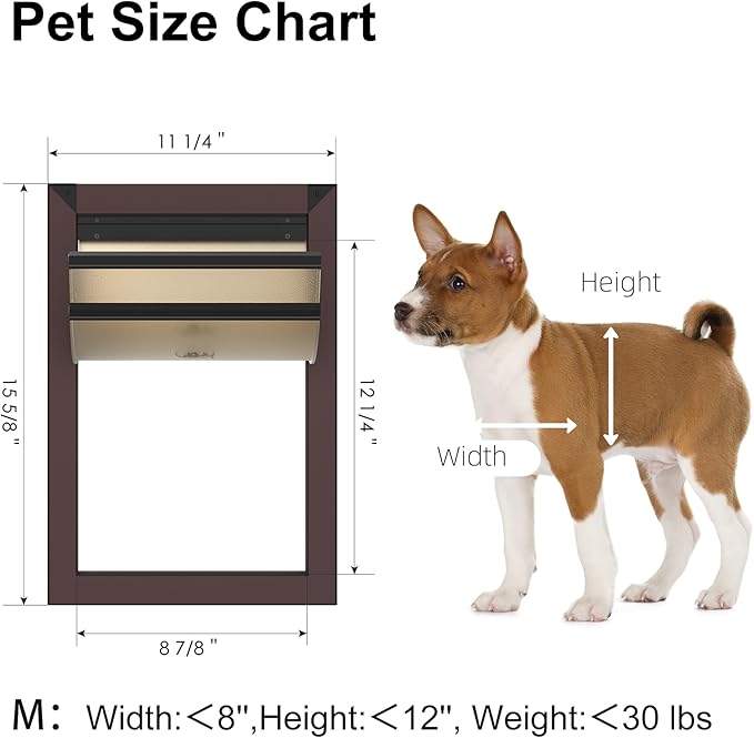 Rescumascer Aluminum Medium Dog Door - Image 6