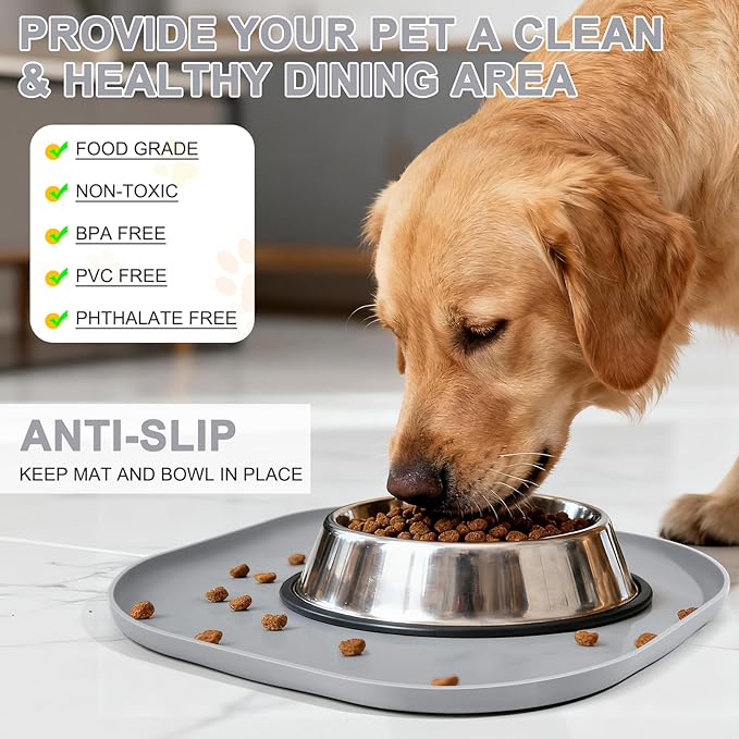Small Silicone Pet Food Mat - Image 3