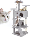 54 Inches Cat Tree Tower Condo Furniture, Cat Tower by SimpleDeluxe
