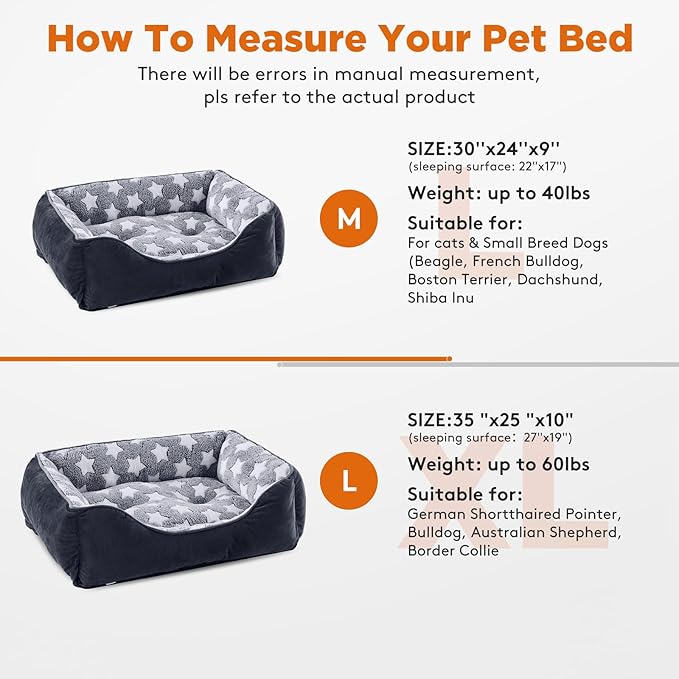 GASUR Medium Dog Beds for Medium Size Dogs, Orthopedic Dog Bed Sofa, Washable - Image 5