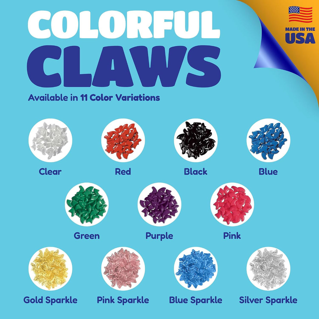 Soft Claws Nail Caps for Small Cats, 40 Caps, Red