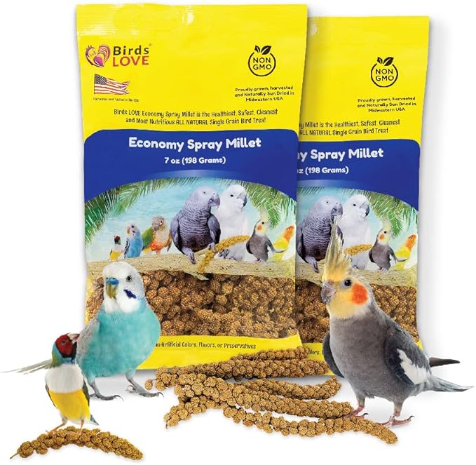 Birds LOVE Economy Special Spray Millet | GMO-Free by BirdsLOVE