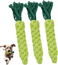 3PCS Green Woven Pet Chew Set, Dog Chew Accessories, Cat Interactive Chews by AutumnNest