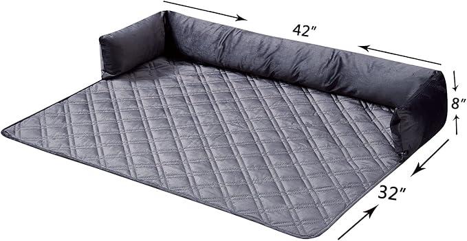 Brilliant Sunshine Premium Calming Dog Bed Mat, Silky Velvet, Removable - Image 3