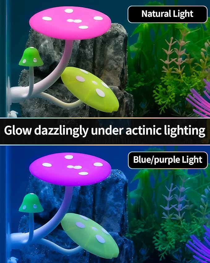 Uniclife Betta Mushroom Hammock Soft Aquarium Rest Bed Fish Breeding Playing Pad - Image 3
