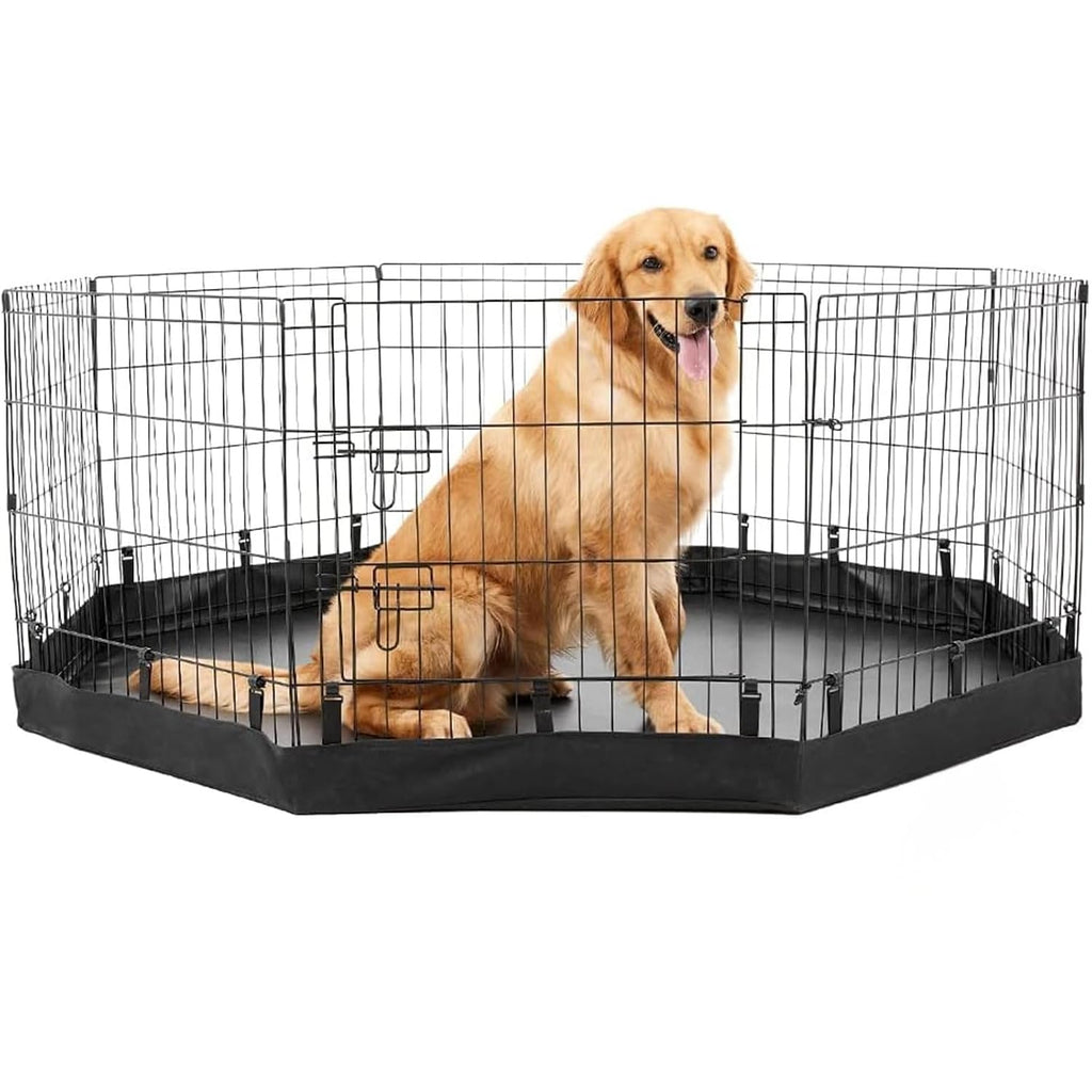PJYuCien Playpen Top Cover for 24'' Width 8 Panel Pen, Black