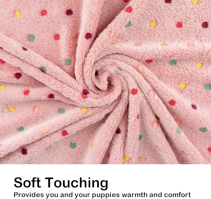 Dono 1 Pack 3 Dog Blankets, Soft Fluffy Fleece Pet Blanket Warm Sleep Mat Paw - Image 7