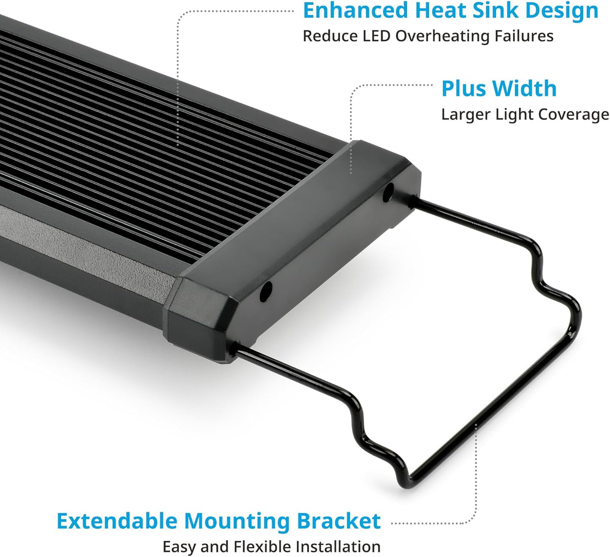 NICREW ClassicLED Plus LED Aquarium Light, 10W, for 12 to 18 Inch Fish Tank