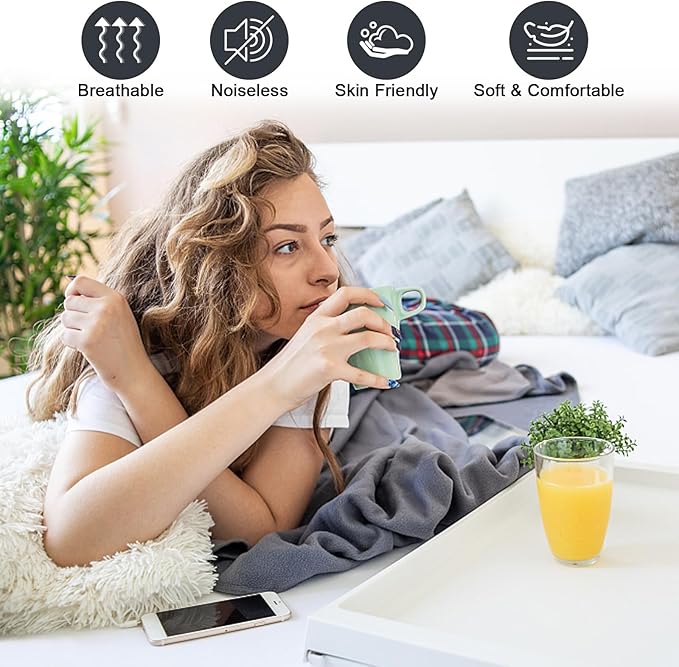 Twin Mattress Protector Waterproof, Fitted Sheet Style Breathable Cooling - Image 2