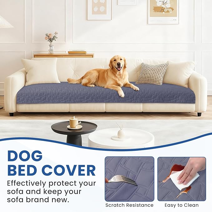 Waterproof Couch Covers for Pets, Waterproof Dog Bed Cover, Anti-Slip Soft Dog - Image 6