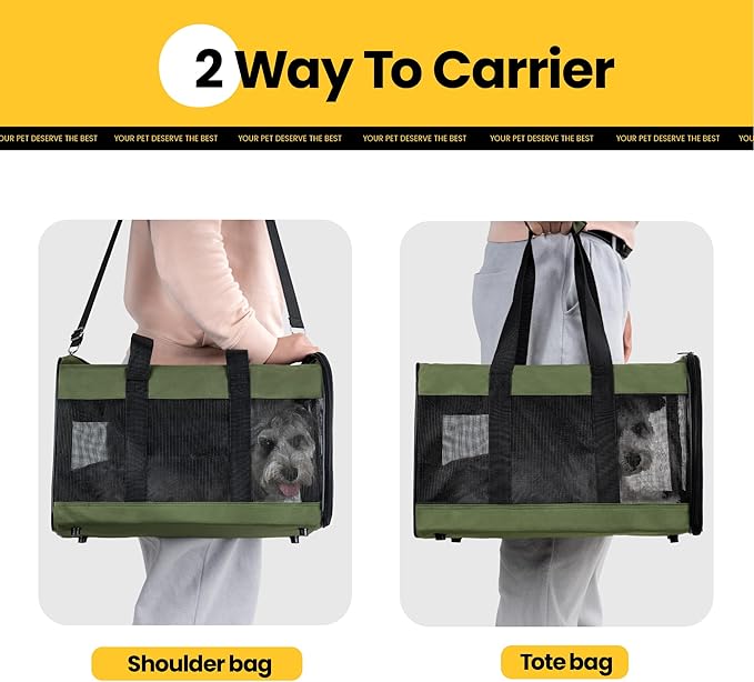 Dog Carrier Soft Sided, Large Cat Carrier - Image 6