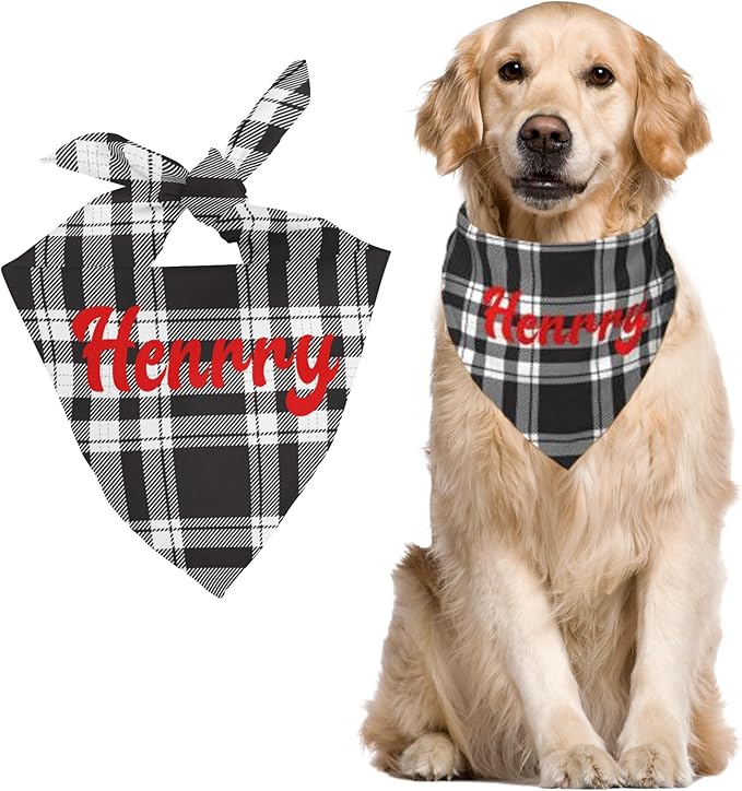 Custom Pet Scarf Personalized Dog Bandana by DOREALA