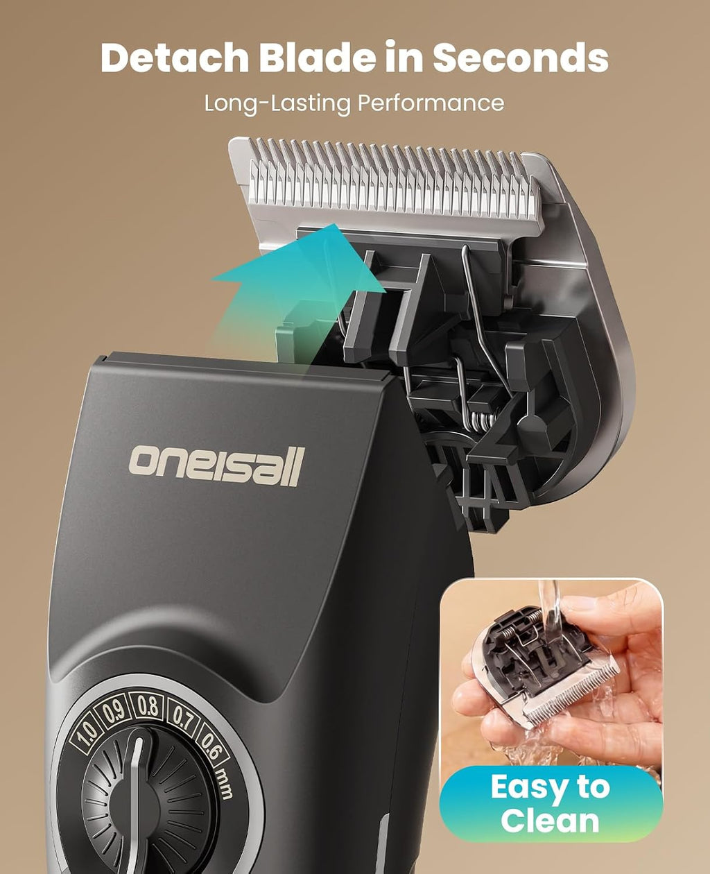 oneisall Dog Clippers for Grooming Thick Heavy Coats
