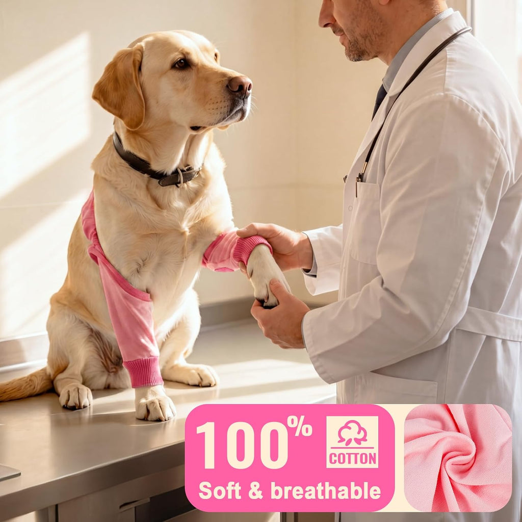 Dog Leg Sleeve for Front Legs, Elbow Protector Pads for Callus Joint Wounds