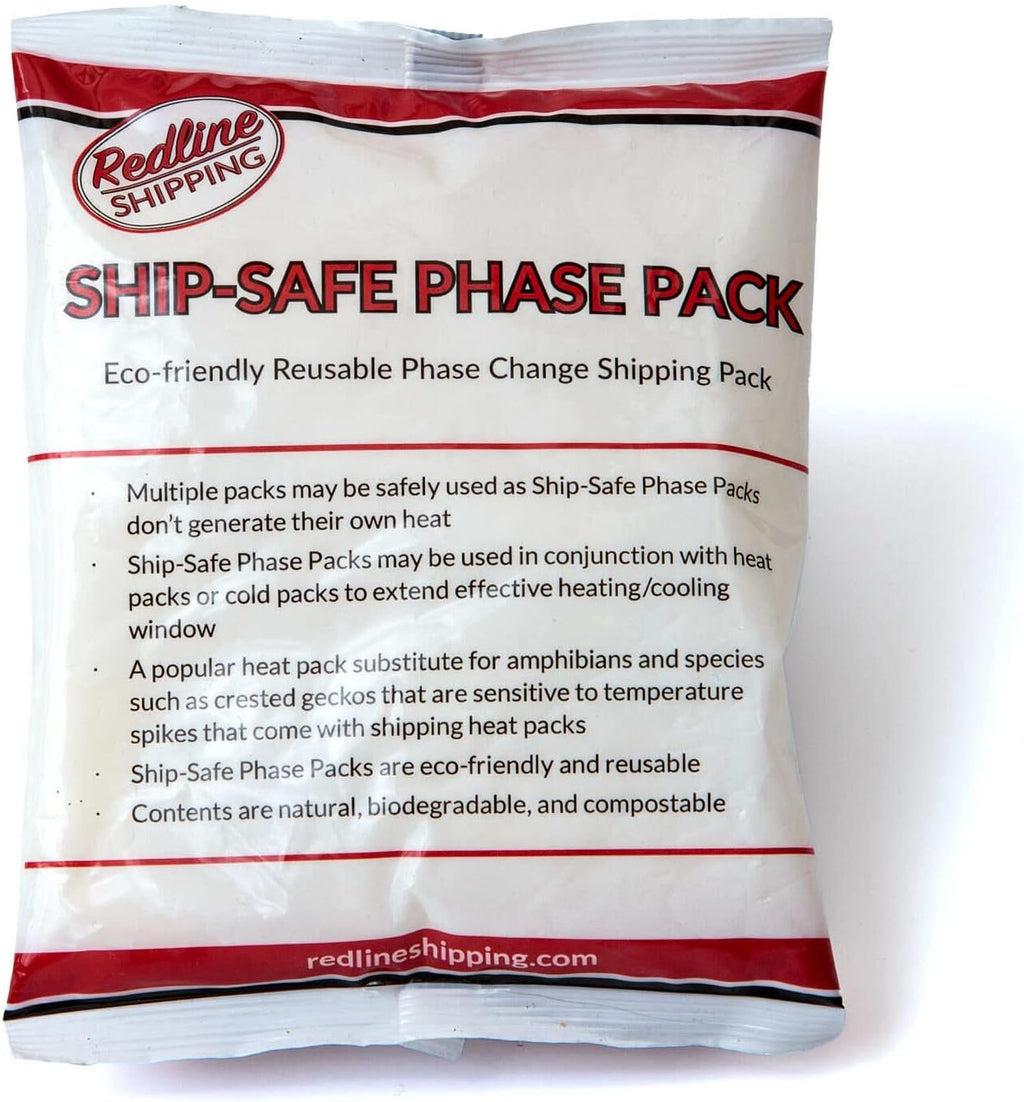 Ship-Safe Phase Pack 5 Count – Reusable Heat Pack Alternative for Temperature Control with Phase Change Material for Reptile Shipping, Amphibians, Snakes and Live Animal Transport