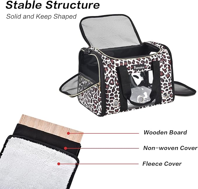 Petmolico Cat Carrier Soft-Sided Pet Bag - Image 5