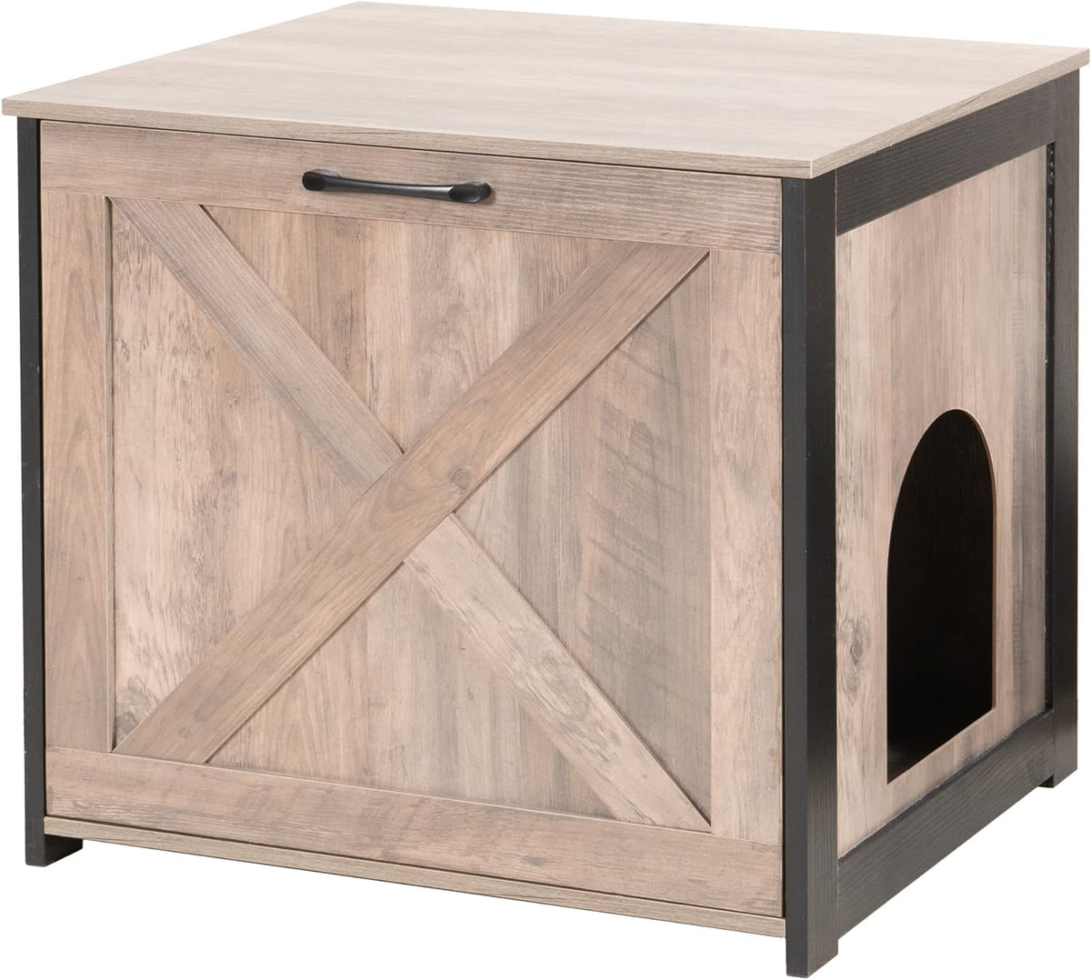 Dwanton Cat Litter Box Enclosure, Hidden Litter Box Furniture, 23.6 Inches