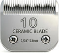 10# Pet Grooming Clipper Replacement Blades, Detachable Blade Compatible with Andis/wahl/Oster Dog Clippers,10 Blade 1/16-inch, Made of Ceramic & Stainless Steel Blade