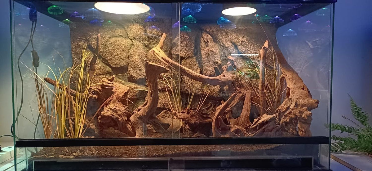 Fake Desert Dry Grass Reptile Plants Bearded Dragon Terrarium Décor
