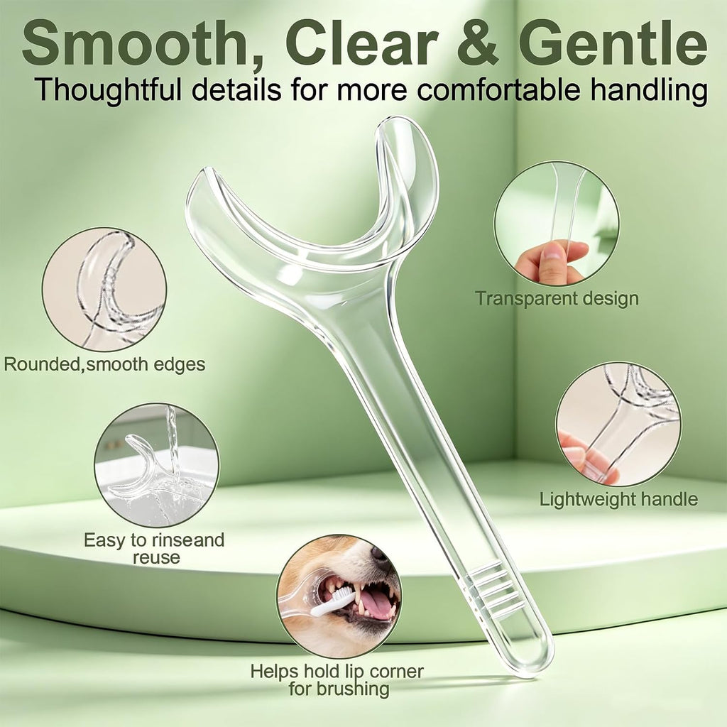 6 Pack Pet Tooth Brushing Helper for Dogs & Cat, Dog Dental Mouth Opener