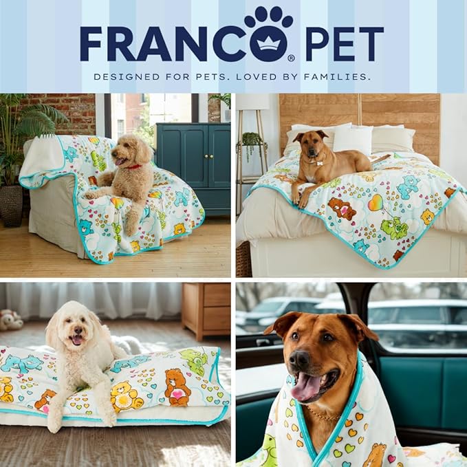Franco Pet Care Bears XL Oversized Super Soft Cozy Waterproof Sherpa-Backed - Image 7