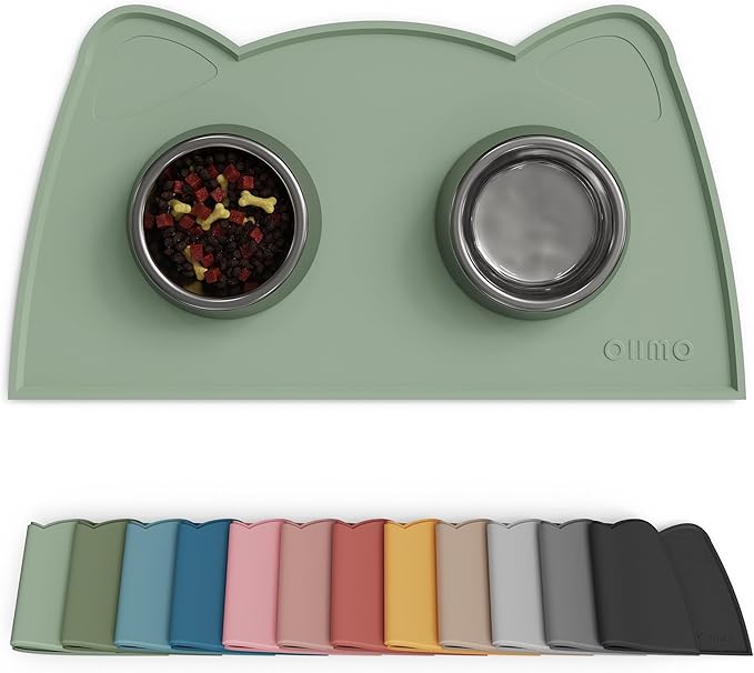 OHMO - Cat Food Mat, Silicone Pet Feeding Mat by OHMO