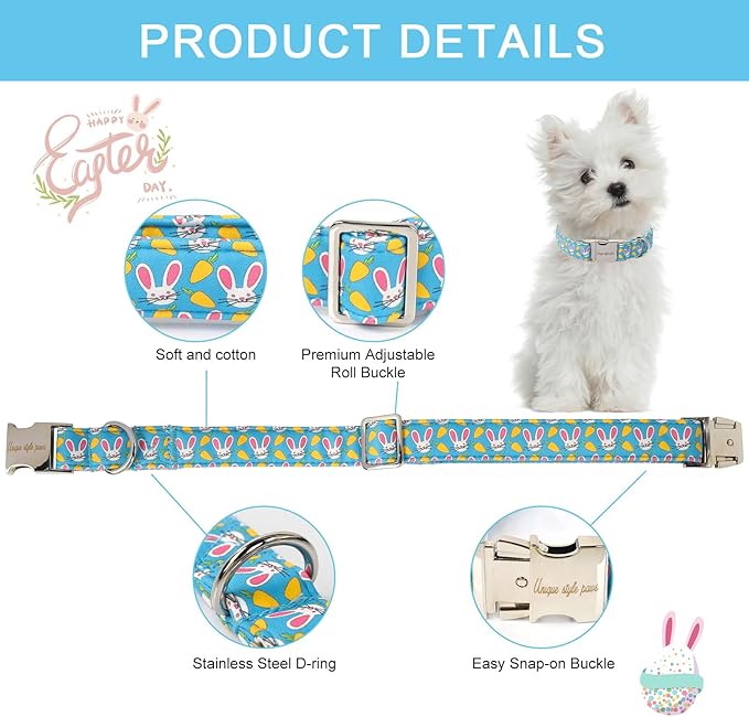 Unique style paws Dog Collar Metal Buckle Collar - Image 2