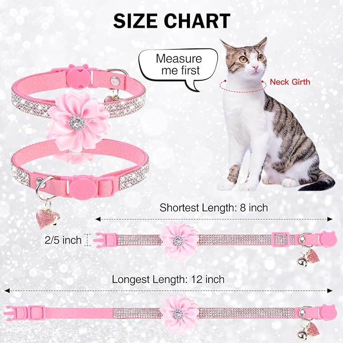 Rhinestone Cat Collar Breakaway - Image 5