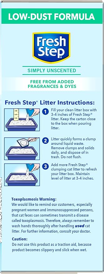 Fresh Step Cat Litter, Odor Control | Clumping Formula | Activated Charcoal | - Image 12