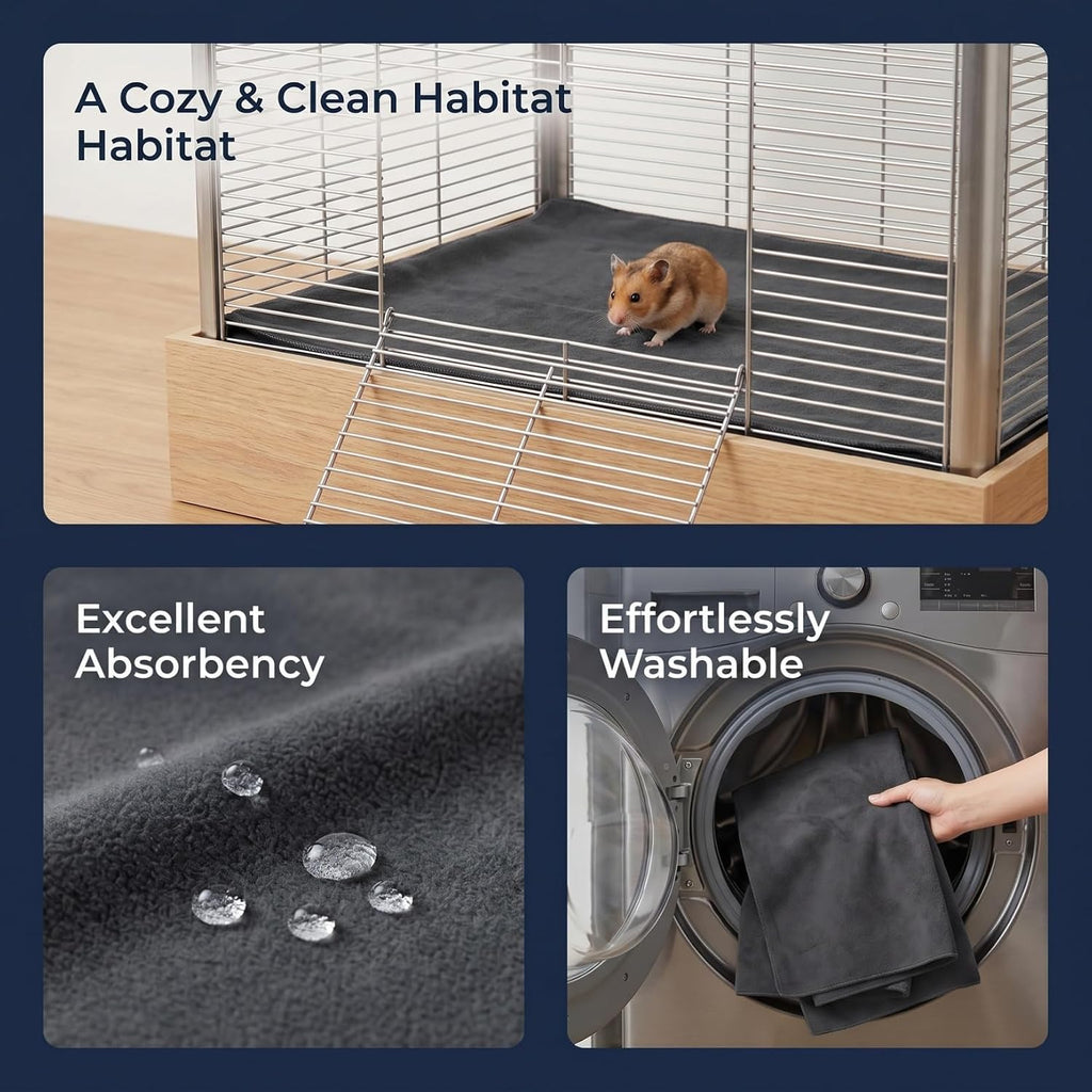 UPKOCH Guinea Pig Blanket 5 pcs Washable Microfiber