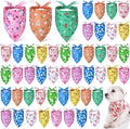 Weewooday 50 Pcs Spring Dog Bandanas Bulk by Weewooday