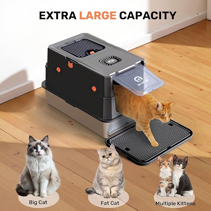 Stainless Steel Litter Box - Image 6