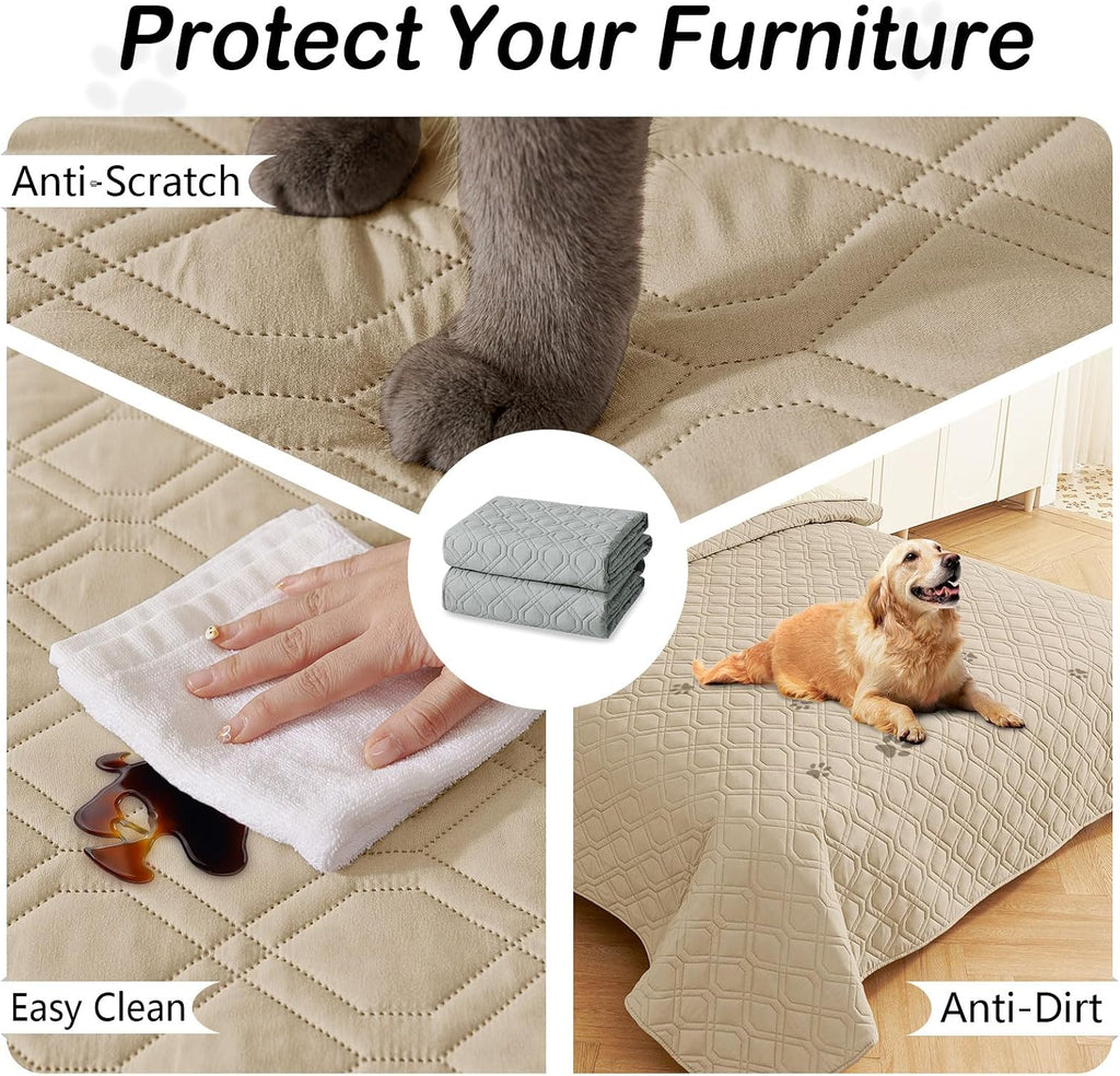 hyha Waterproof Dog Bed Blanket - Soft Pet Blanket & Sofa Cover for Dogs