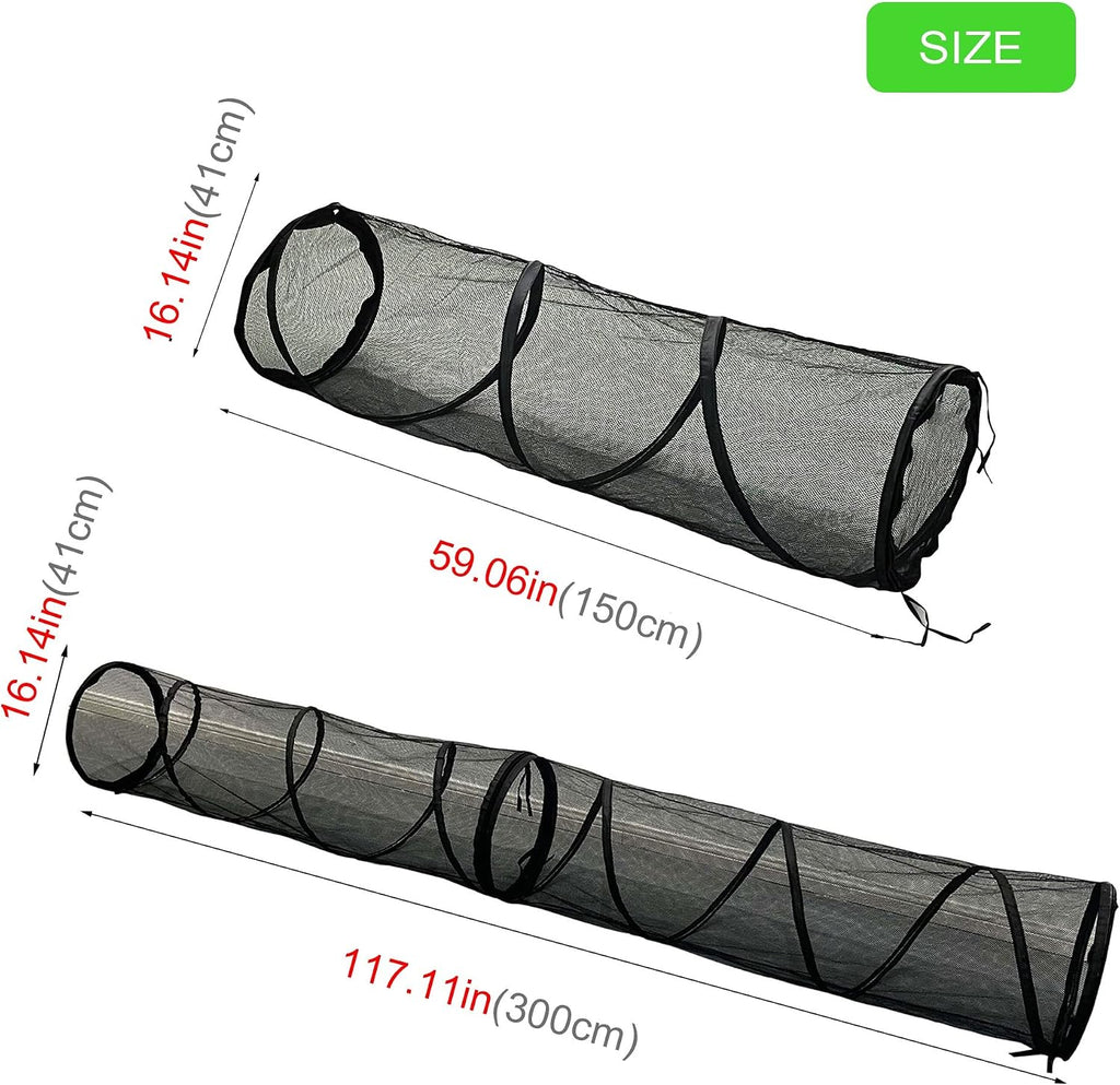 Portable Large Pop Up Pet Cat Tents Enclosures House for Outside Patio Indoor for Cat Puppy Rabbit Small Animals,Quick Opened,Independent or can be Connected to Tunnels
