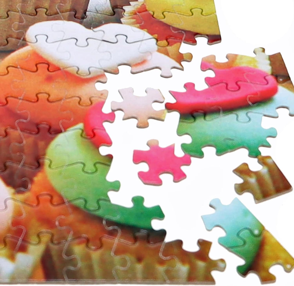 TDC Games World’s Most Difficult Jigsaw Puzzle, Double Sided Cupcakes - 500 Pieces